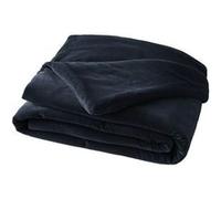 AltoBuy Harris - Chemin de Lit 90x200cm Velours de Coton Coloris Bleu Nuit