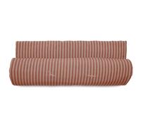 Chemin de lit coton lavé 80x200 cm LILI DÉCO marron terre cuite