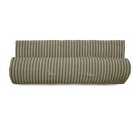 Chemin de lit coton lavé 80x200 cm LILI DÉCO vert kaki
