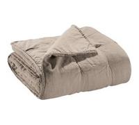 Chemin de lit stonewashed Zeff naturel 90 x 240 cm Vivaraise NATUREL G
