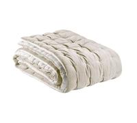 Chemin De Lit Uni En Coton Grege 90 X 240 Cm