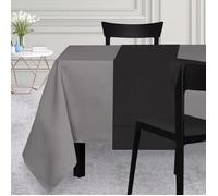 Chemin de table 40x160 cm VENISE noir, par Soleil d'Ocre