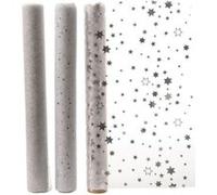 Chemin de table argent Lot de 3 Argent G