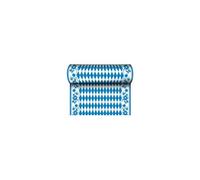 Chemin de table 'Bleu/Blanc', (l)400 x (L)24 m
