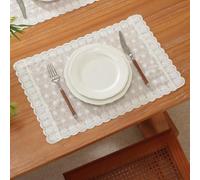 Chemin de table brodé en coton avec motifs floraux, décoration de nappe élégante pour mariage, salle à manger et hôtel, blanc pour chemin de table 30 x 240 cm