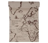 Chemin de table - CHALAYER - Voyage - 29 cm x 3 m - Beige - Coton naturel