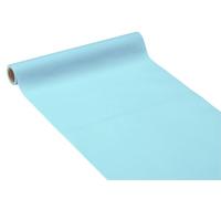Chemin de Table en Airlaid - Toucher Textile Bleu Ciel - Certifié FSC - 0,40x4,80m - Le Nappage