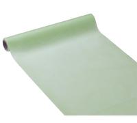 Chemin de Table en Airlaid - Toucher Textile Sauge Doux - Certifié FSC - 0,40x4,80m - Le Nappage