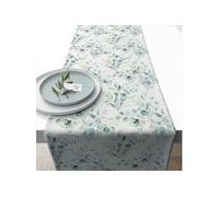 Chemin de table en coton Eucalyptus 40 x 150 cm