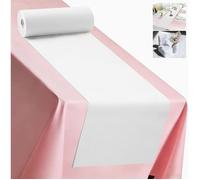 Chemin de Table en Non tissé 30 cm x 35 m Chemin de Table Bnc Polyvalent Nappe décorative pour Mariages Anniversaire Bnc
