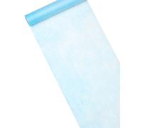 Chemin de table bleu clair 10 m de longueur taille unique bleu G
