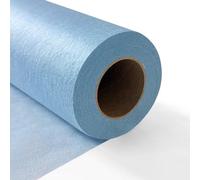 Chemin de table Longing Home, ruban de table, 0,3 × 100 m, bleu clair, nappe jetable en tissu non tissé, mariage, anniversaire, fête, décoration