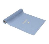 chemin de table mousseline baptême 28cmx5m bleu - arty fetes factory 76073 Bleu G