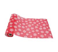 Chemin de Table Nappe Imprimée Noël en Tissu pour Décoration festive | Motif de Noël, Entretien Facile, Réutilisable, pour Tables de Repas, Pique-Niques et Restaurants, Ambiance Saisonnière