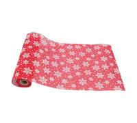 Chemin de Table Nappe Imprimée Noël pour Ambiance Noël Festive | Tissu Résistant aux Plats Chauds, Motif Imprimé, Réutilisable, Décoration Maison, Tables de Repas, Buffets et Fêtes
