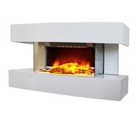 Chemin'arte Cheminée électrique 2000w Blanc LOUNGE MEDIUM BLANC