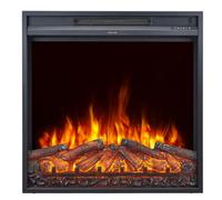 CHEMIN'ARTE Insert électrique à Encastrer - Effet Flammes - LEDs - Oxford 2XL 71x15x74cm - Extra Fin - Chauffage 2000W avec Thermostat électronique- Conçu en France - Garanti 2 Ans