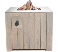 Cheminée à gaz Cosicube 70 gris-brun