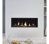 Cheminée à gaz DRU Global 120 BF RCE Ceraglas noir, Erdgas G20 (H/E)