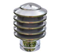 Cheminée Capot 125 mm Anti-Bas Draught Acier Inoxydable, Chapeau de cheminée, Conduit Tuyau Casquette, Capot à lamelles en acier inoxydable, Ventilation