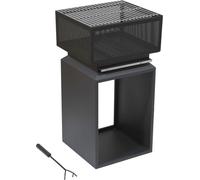 Cheminée CUBE avec grille 74cm