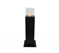Cheminée de jardin bioéthanol Divine Fire biocheminée d'extérieur boucs 70 noir