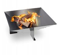 KADAX Foyer de jardin, barbecue, bac en acier 56 cm