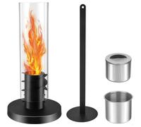 Cheminée de table à l'éthanol avec feu en spirale pour l'intérieur et l'extérieur avec technologie de combustion innovante 4h