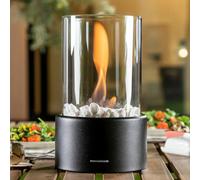 Cheminée de table décorative au bioéthanol InnovaGoods Heatfir Noir TU