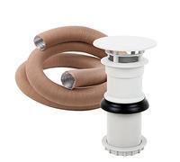 Cheminée d'échappement Truma 65 mm gris SL3002 pour chauffages, hottes + 3 m de tuyau isolant pour caravanes et camping-cars.