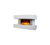 - cheminée électrique 2000w blanc - lounge medium blanc