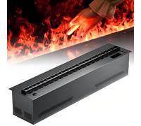 Cheminée électrique 3D à Vapeur D'eau, Humidificateur Encastré Avec Application, Télécommande, Commande Tactile, Couleurs Et Vitesse De Flamme Réglables, Humidificateur à Remplissage Automatique,100cm