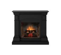 Cheminée électrique connectée 1400W - MAGNA Powerflame 2 - effets flammes 3D et crépitement - Noir