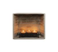 TAGU Cheminée électrique encastrable à bougies parfumées - ZenFlame - G