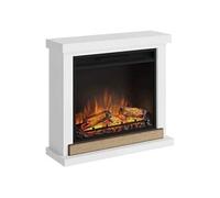 Cheminée Electrique FM469-WH1-23PF1A 1500W 220V 37m² Bois Blanc
