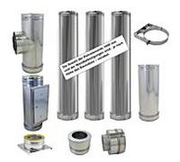 Cheminée préfabriquée Bertrams Dw 22KP2-200 Ø 200, 5,7 m, paquet complet