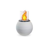 Cheminées au bioéthanol - - Cheminée au bioéthanol d'extérieur ou intérieur poser 40 x h 54cm Botticelli - Blanc