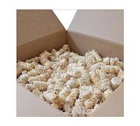 Cheminett - Laine de Bois - Allume Feu 100% Naturel - 10 kg, +/- 800 Pièces - À Base de Cire Végétale Premium et de Bois Certifié FSC - Temps de Combustion 8 à 10 Min