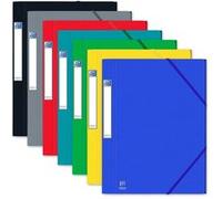 Chemise à rabats ELBA EUROFOLIO, DIN A4, 0,7 mm, assortie Épaisseur : 0,7 mm, avec étiquette d'identification, en carton - 25 pièces (100200774)