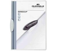 Chemise à clip SWINGCLIP, format A4, clip blanc