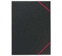Chemise à élastique 3 rabats Exacompta A3 - noir