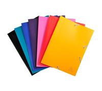 Chemise à élastique 3 rabats Polypropylène 4/10e Opaque Eco - A4 - Couleurs assorties