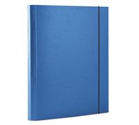 Chemise à élastique OFFICE PRODUCTS PP A4/30 3 Rabats Bleue / / Type-à Rabats/Type-Avec élastique/Matériau-Carton/pp/Placage-Simple Face/Couleur-Bleu/Format-A4