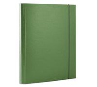 Chemise à élastique OFFICE PRODUCTS PP A4/30 3 Rabats Verte / / Type-à Rabats/Type-Avec élastique/Matériau-Carton/pp/Placage-Simple Face/Couleur-Vert/Format-A4