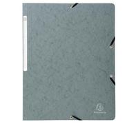 Chemise à élastique sans rabat carte lustrée 400gm2 - A4 - Gris