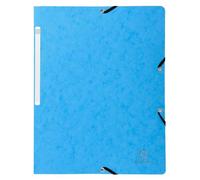 Chemise à élastique sans rabat carte lustrée 400gm2 - A4 - Turquoise