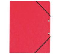 Chemise à élastique sans rabat Exacompta 24 x 32 cm - rouge