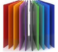 Acropaq – Chemises à élastiques A4 10x – Jusqu'à 200 pages, dos 2,5 cm – Arc-en-ciel