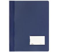 Chemise à lamelle DURALUX,A4, bleu foncé translucide
