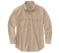 Carhartt Workwear Chemise chambray coupe ample mi-épaisse manches longues Sable Taille L